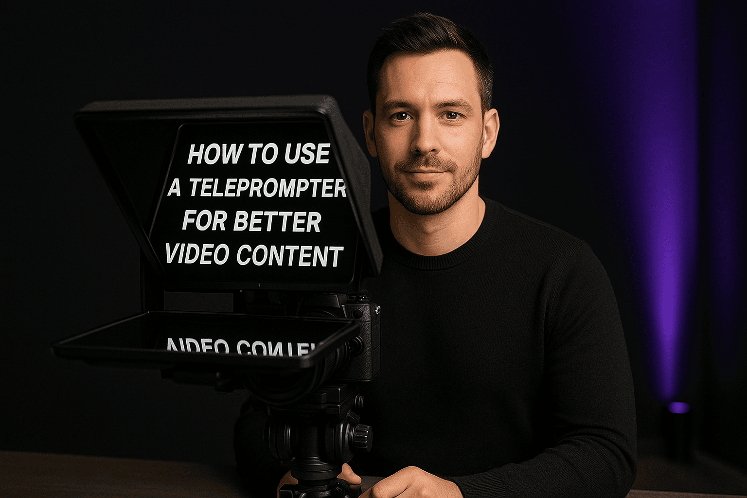 How to Use a Teleprompter for Better Video Content - Article preview image