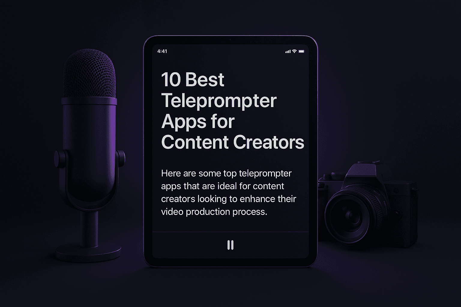 10 Best Teleprompter Apps for Content Creators - Article preview image