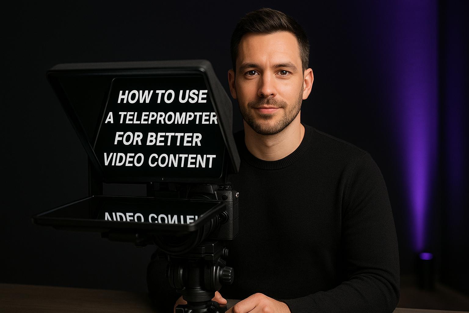 How to Use a Teleprompter for Better Video Content