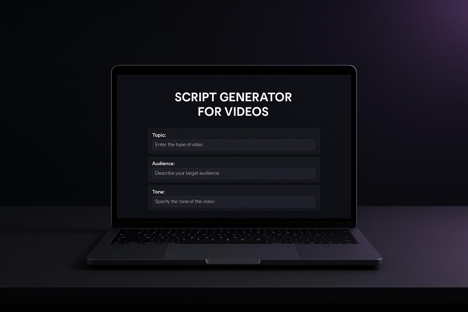 Script Generator for Videos