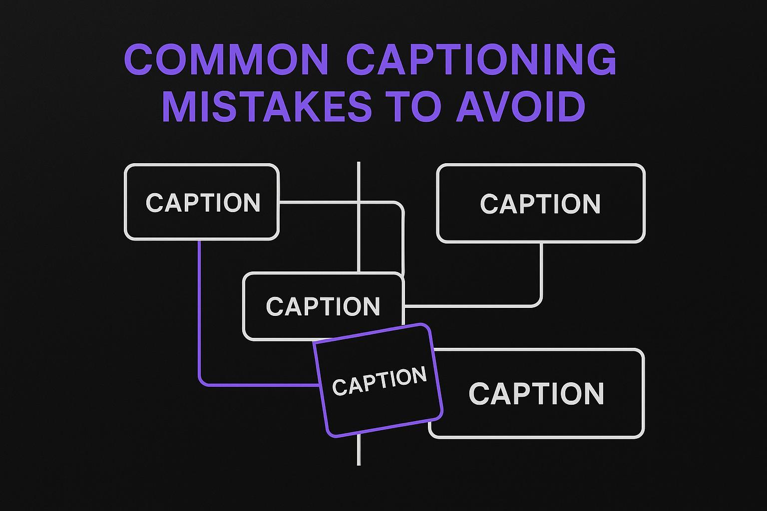 Common Captioning Mistakes to Avoid