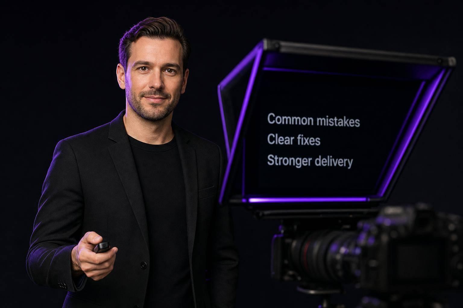 Common Teleprompter Mistakes and Fixes