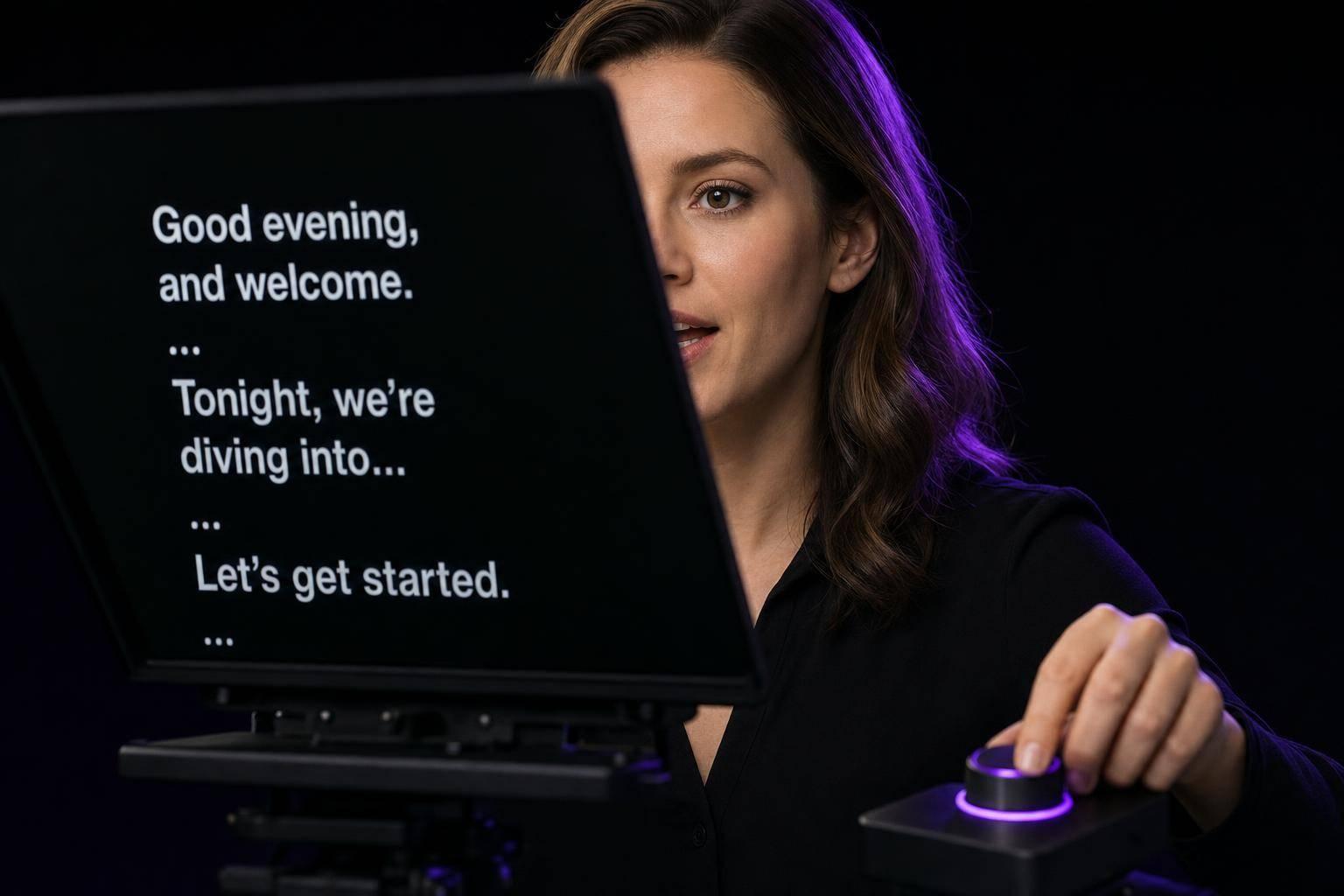 Teleprompter Speed vs. Natural Delivery