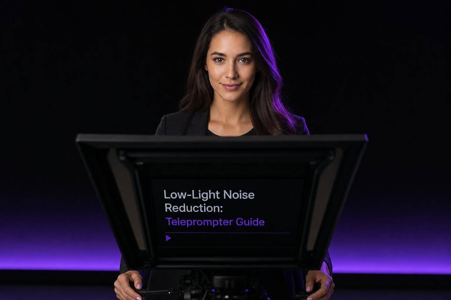 Low-Light Noise Reduction: Teleprompter Guide