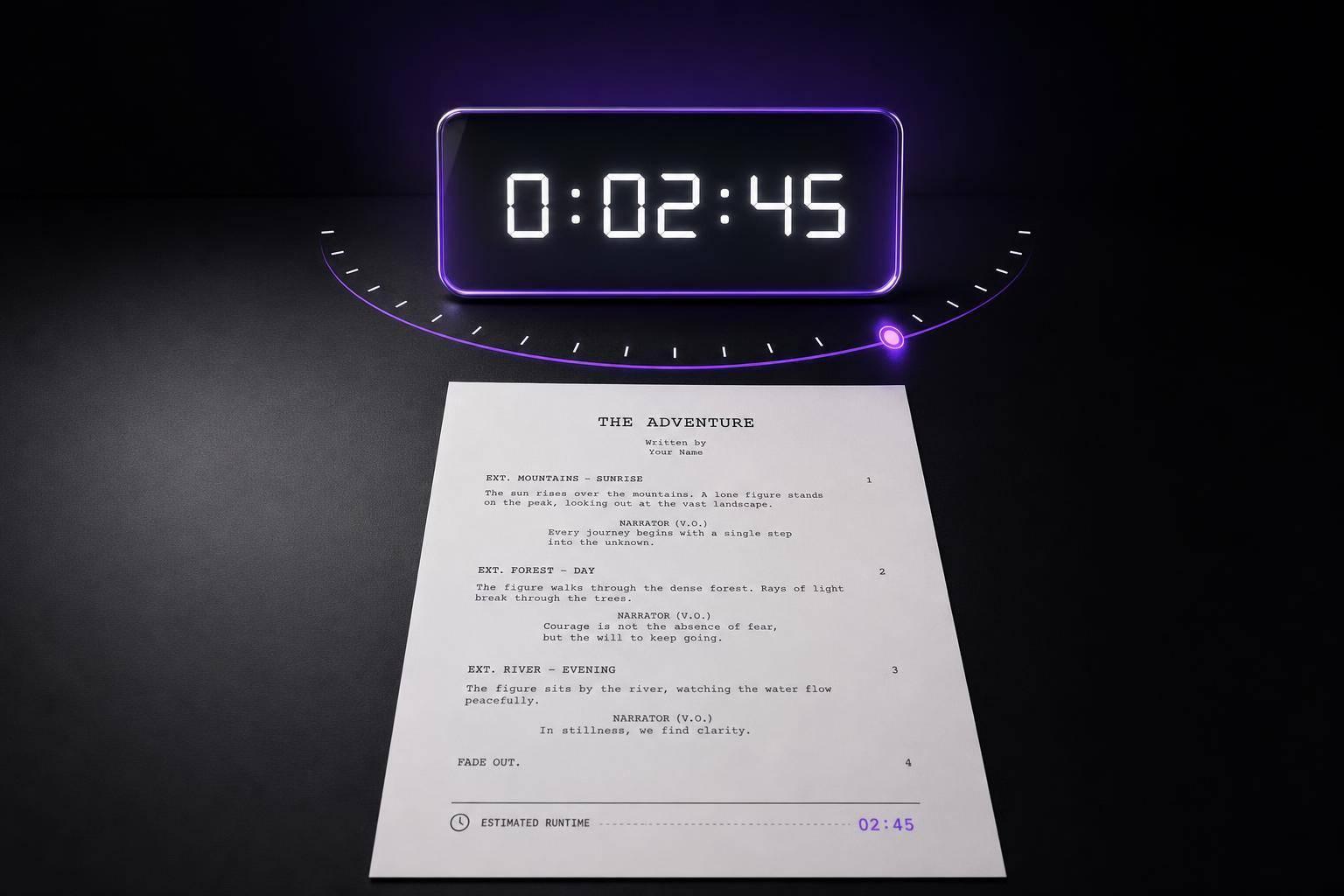 Video Script Length Calculator